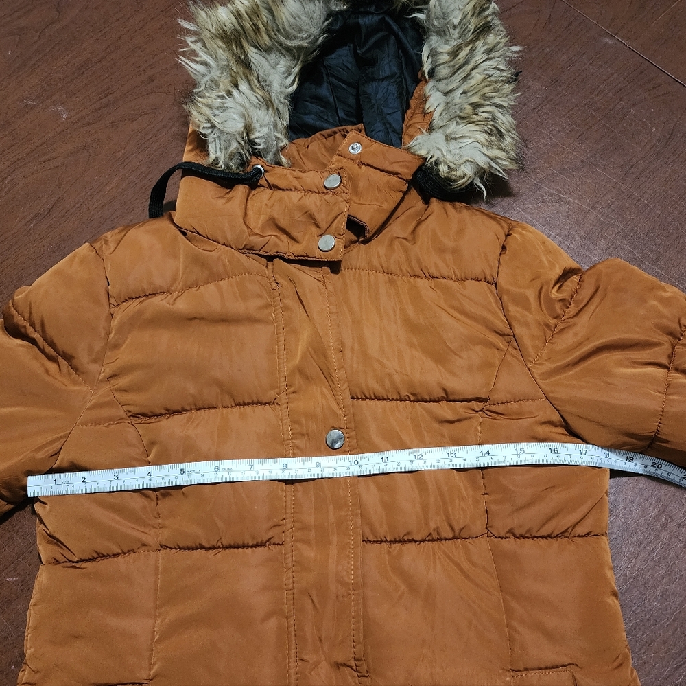 Papaya Puffer Jacket - Picture 2 of 9